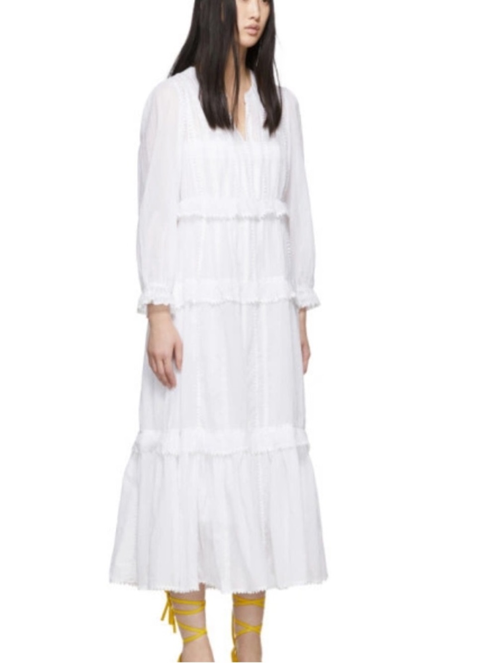Isabel Marant Aboni Embroidered Cotton Dress - Picture 2 of 7